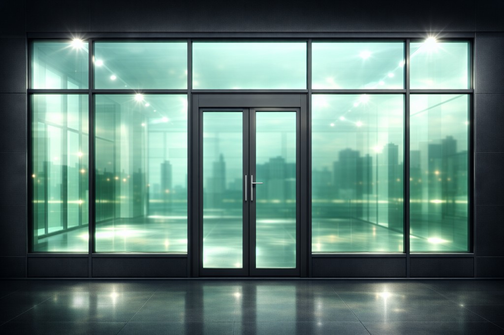 Sistem fasadë alumini me xham — prerje teknike