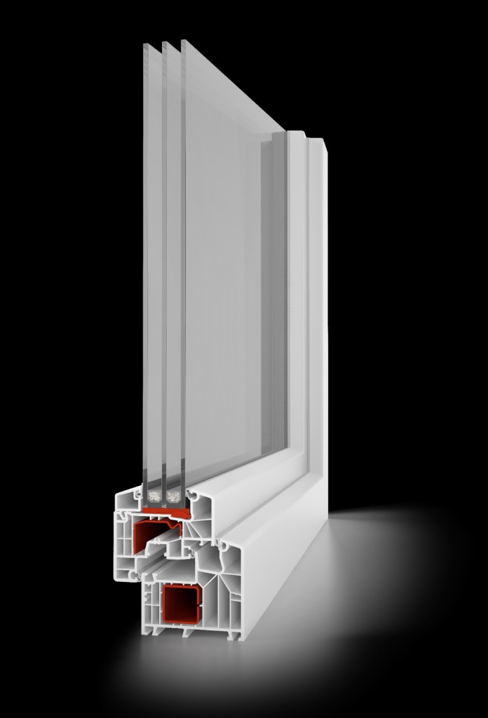 Profil PVC ALUPLAST — prerje teknike me xham trefish
